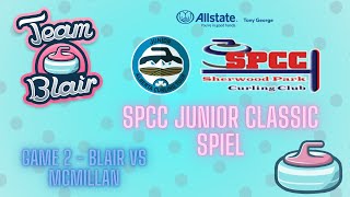 SPCC U20  Blair vs McMillan [upl. by Grishilda459]