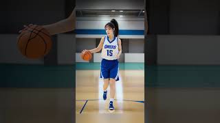 篮球女孩的一生 the life of a basketball girl basketball life girl ai aianimation [upl. by Sima]