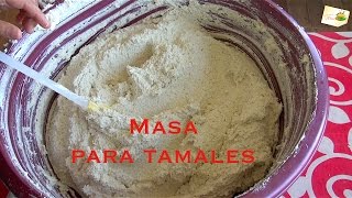 TAMALES ESPONJOSOS Masa para tamales dulces y salados como se hace en Mexico [upl. by Sallyanne]