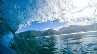 TEAHUPOO INSIDE LEDGE  THE GROMS TAKE OVER APRIL 2024 [upl. by Ayirp194]