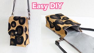 すごく簡単！毎日使いたいバッグの作り方【Easy DIY】 Daily Bag Easy Tutorial [upl. by Aneela538]