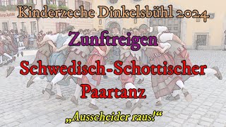 Kinderzeche 2024 Zunftreigen  SchwedischSchottischer Paartanz  „Ausscheider raus“ [upl. by Haimerej]