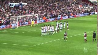 Free Kick Goal Dimitri Payet  west ham vs crystal palace [upl. by Merlina953]