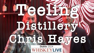 Interview with Chris Hayes from the Teeling Distillery at the Whiskey Live Dublin 2024 [upl. by Ahsilac]