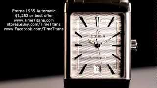 Eterna 1935 Automatic 8492411 Stainless Steel Silver Dial [upl. by Anivahs]