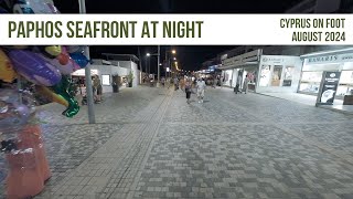 Paphos Seafront At Night [upl. by Chalmer408]