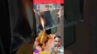 India vs Pakistan vs China who will win this lighter challenge subscribe like comment share [upl. by Aynnek]