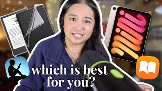 Kindle vs iPad mini  chatting about the pros amp cons of both [upl. by Xet]