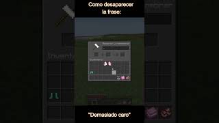 quotDemasiado caroquot como NO tener esa frase en el yunque shorts minecraft ayuda [upl. by Ynohta]