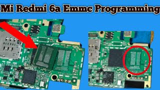 Redmi 6a Emmc Programming  Emmc Ic Repair [upl. by Imat]