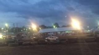 Full size demolition derby feature Fulton County Fair McConnellsburg PA 81716 [upl. by Angelica409]