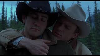 Brokeback Mountain  Ennis holding Jack flashback original [upl. by Estell]