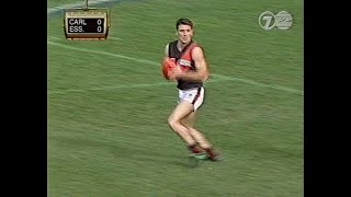 Essendon Highlights  Rd 16 1999 v Carlton 1st Half [upl. by Pollak]