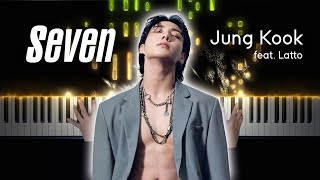 정국 Jung Kook  Seven feat Latto  Piano Cover by Pianella Piano [upl. by Kaden]