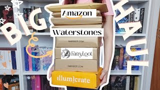 🥳BIG HAUL✨ Unboxing Fairyloot Illumicrate Waterstones Exclusive Editions Amazon Special Edition [upl. by Kevin939]