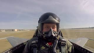 Unrestricted Climb Takeoff in F16 Fighter Jet [upl. by Antoinette]