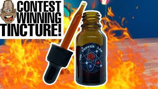 How To Make A SUPER HOT Pepper Tincture Entire Process [upl. by Adalai]