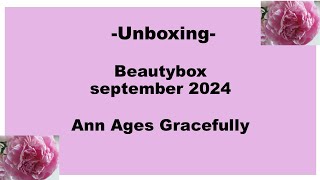 Beautybox september 2024 [upl. by Jezrdna445]