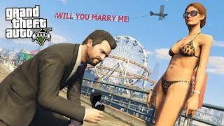 GTA 5 Real Life Mod 37  PROPOSING TO MY GIRLFRIEND GTA 5 Mods [upl. by Inoliel]