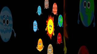 Planets Song shorts nurseryrhymes learningvideos kidssongs [upl. by Hayila]