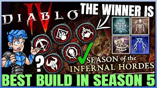 Diablo 4  The New Best MOST POWERFUL Season 5 Build For Every Class  Class Ranking amp Builds Guide [upl. by Edwin]