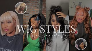 WIG STYLES  TIKTOK COMPILATION [upl. by Tracee]