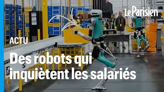 Amazon teste des robots humanoïdes pour préparer ses commandes [upl. by Issirk833]