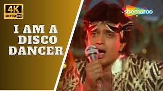 I Am A Disco Dancer  4K Video  Disco Dancer  Mithun Chakraborty  Bappi Lahiri  80s Disco Songs [upl. by Krissy]