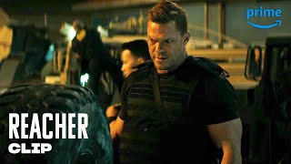 Reachers Drug Bust Fight  REACHER Season 2  Prime Video [upl. by Nivac]