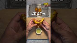 Corn Fritters 🌽 Crispy amp Cheesy the perfect Summer Snack Recipe Below👇 [upl. by Vieva]