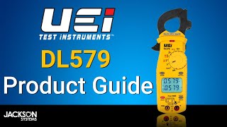 UEI DL579  TRUE RMS Clamp Meter Guide [upl. by Ellimac]