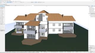 Archicad 20 mini Tut 3D Fenster auf Layout legen [upl. by Nahum249]