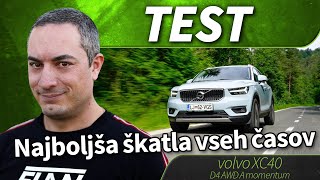 2018 volvo XC40 D4 AWD A momentum  test [upl. by Atilahs133]