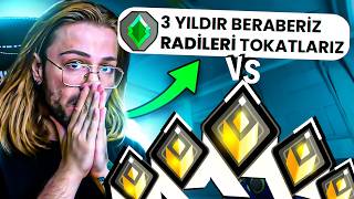 3 YILDIR YÜCELİĞİZ RADİANTları YENERİZ diyenlerle VS attık  Valorant [upl. by Saraann]