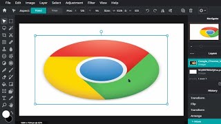 How to Transform Stretch Image In Pixlr  How to Stretch Image in Pixlr [upl. by Heinrike]