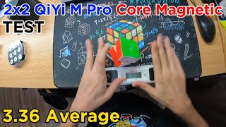 2x2 QiYi M Pro Core Magnetic Test 336 Average  CuteCube [upl. by Oriel]