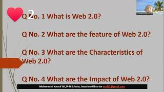 Web 20 what is web 20 Web 20 Tools Features and Application 5Minutes Information Yousuf Ep 109 [upl. by Lirbaj]