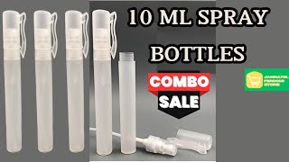 Empty Pen Spray Bottle 10 ml  5 Pieces । JFSSTORE [upl. by Larena136]