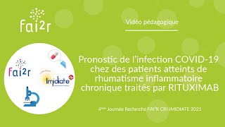 Pronostic infection COVID19 Patients avec rhumatisme inflammatoire chronique traités par RITUXIMAB [upl. by Ojyram]