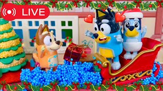 🔴 LIVE BLUEY Christmas Marathon  Pretend Play Bluey Toys Bluey Magazines and Craft 🎄 [upl. by Ahsiket]