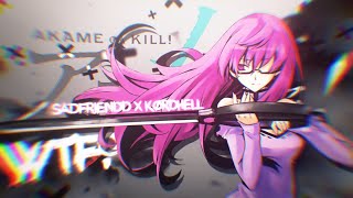 「AMV」 SADFRIENDD x KORDHELL  WTF 4K [upl. by Latvina]