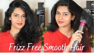 After Shower Hair Styling Routine  How to get smooth frizz free hair  Dyson Airwrap [upl. by Ponce90]