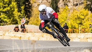 50 mph downhill cycling race in Colorado  Red Bull Road Rage [upl. by Aicnetroh909]