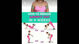 HOW TO REDUCE ARMPIT FAT IN 4 WEEKS [upl. by Seadon]