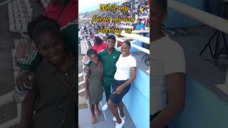 Bouwahjgie Nkrumie didnt know that she was videoing us shorts fans [upl. by Eronel934]