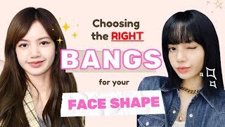 Which BANGS suit my FACE SHAPE 💇 EVERYTHING you SHOULD KNOW before getting bangs [upl. by Emmer]