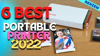 Best Portable Photo Printer of 2022  The 6 Best Photo Printers Review [upl. by Kotick584]