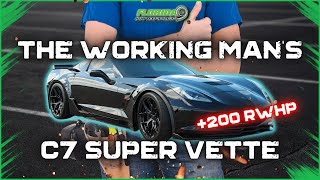 This Working Mans C7 Corvette Grand Sport Gains 200 RWHP [upl. by Reinhard]