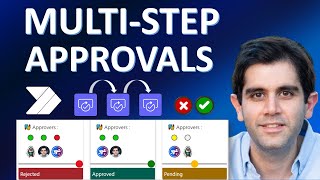 Power Automate Multi Level Approval Workflow  Serial Approval  Multiple Approvers [upl. by Mazurek]