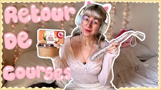 ASMR FR Haul retour de courses 🛒 j’ai acheté plein de trucs [upl. by Pavier253]